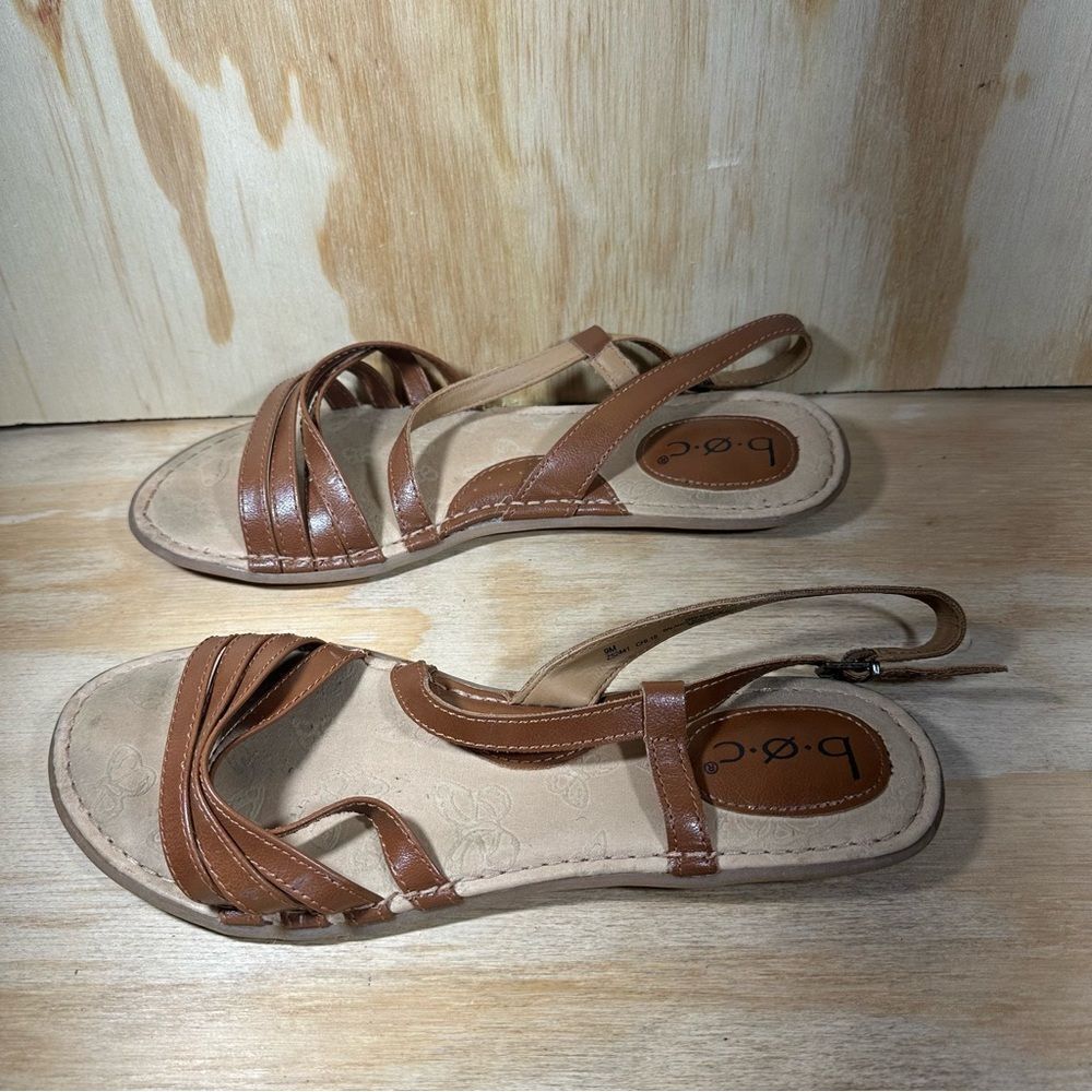b.o.c. Brown Strappy  Sandals Women’s Size 9